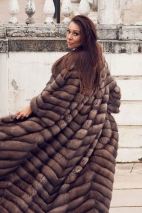 casaco de pele natural na moda