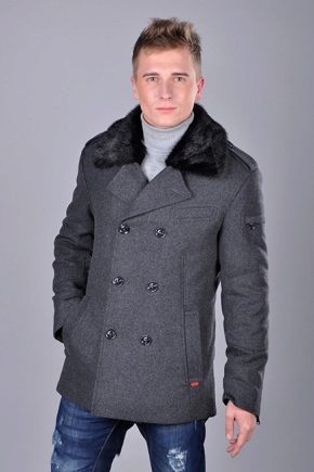 Erkek kışlık kısa ceket