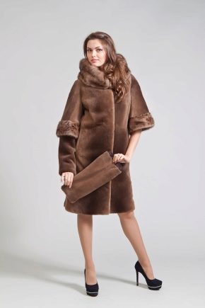casaco de pele de vison