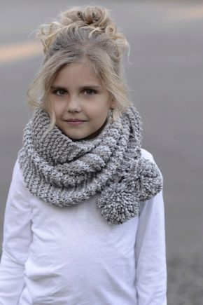 Children's scarf-snood