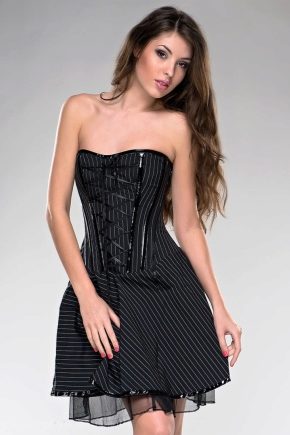 Dress with a corset - feminine and elegant