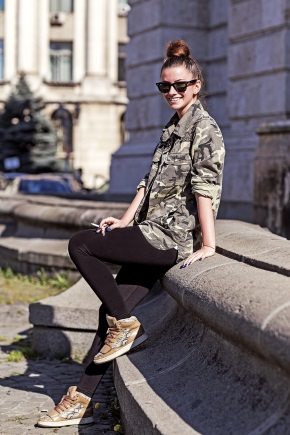 Military style for women