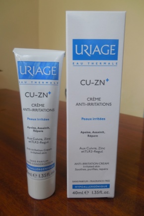Face cream with zinc