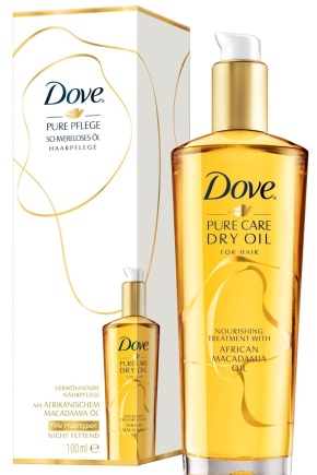 Dove hair oil