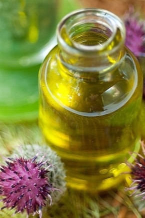 Burdock face oil for wrinkles