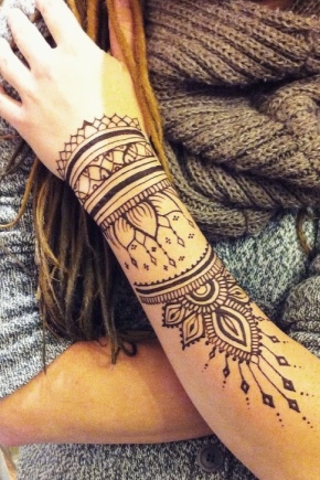 desenhos de pulso de henna