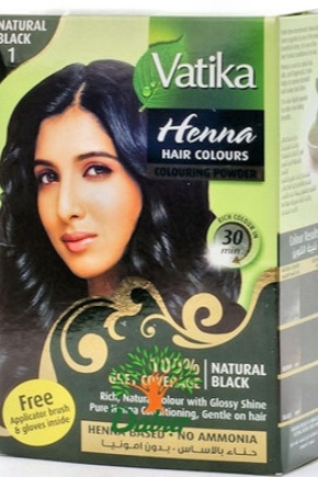 Henna neagra pentru par