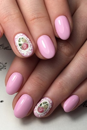 Manicure para unhas redondas