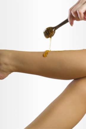 Hot wax for hair removal