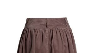 What to wear with a velveteen skirt?