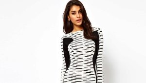 Black and white dress is the fashion trend of the season