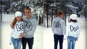 Cool sweatshirts with inscriptions and drawings