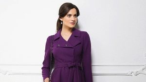 Purple coat: who will suit and what to wear?