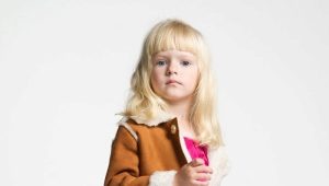 Children's sheepskin coats for girls