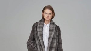Abrigo de piel gris: tonos de moda y modelos populares.