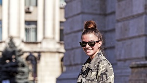 Military style for women