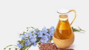 Linseed oil for hair