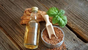 Linseed oil hair mask
