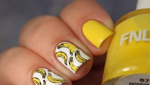 Manicura con plátanos
