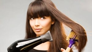 How to straighten hair with a hairdryer?