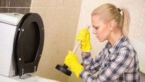 Como limpar o banheiro: tipos de bloqueio e métodos de solução de problemas