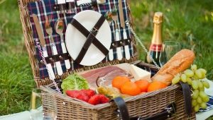 Piknik sepetleri: çeşitleri ve seçim kuralları