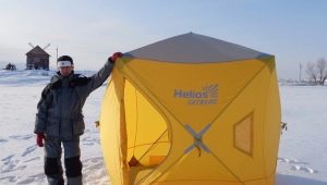Cubo de tendas de inverno para pesca: tipos, recomendações para seleção e uso