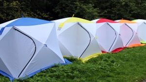 Penguen çadırlarının seçiminin özellikleri ve özellikleri