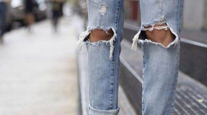 jeans namorado rasgado