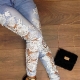 Jeans with lace 