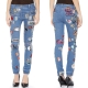 Jeans with patches