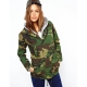 Camouflage jacket - military style is back in fashion!