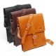 Leather tablet bag for men and women