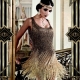Vestido no estilo do Grande Gatsby - um luxo dos anos 20