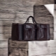 Stylish leather travel bags
