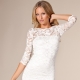 Beyaz dantel elbise 