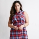 Plaid dresses for obese women
