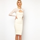 What to wear with a white sheath dress?