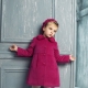 Dětský vlněný kabát pro dívky