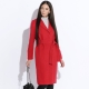 Red women's coat - for a bright personality!