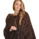 Knitted mink coat