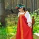 Russische folkloristische zomerjurk