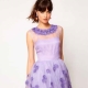 Lilac dress: popular models and what to wear?