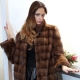 Fur coat from wild mink