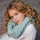 Children's knitted scarf