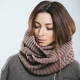 How to tie a snood scarf?