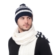 Fashionable men's hat and scarf sets