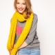 What to wear with a yellow scarf?