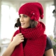 Women's set: hat and scarf