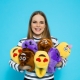 pantuflas con emojis